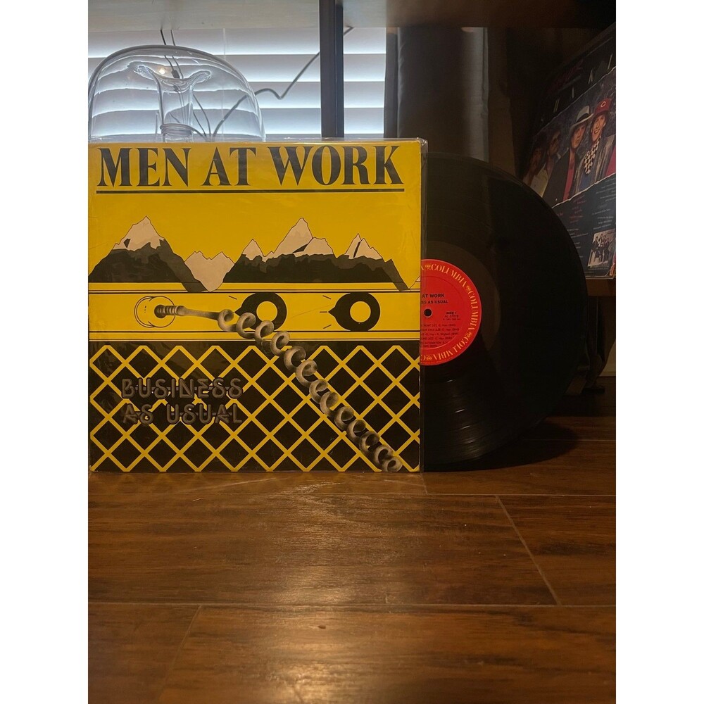 Lot of 2 Men at Work vinyl LPs ALWAYS OPEN TO OFFERS!!!